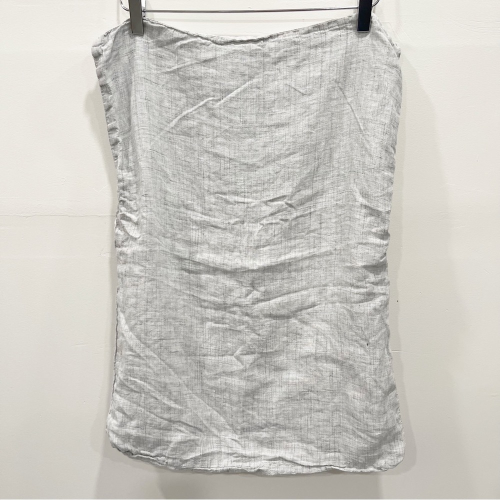 West Elm Linen Pillow Cover Grey 20” x 26”